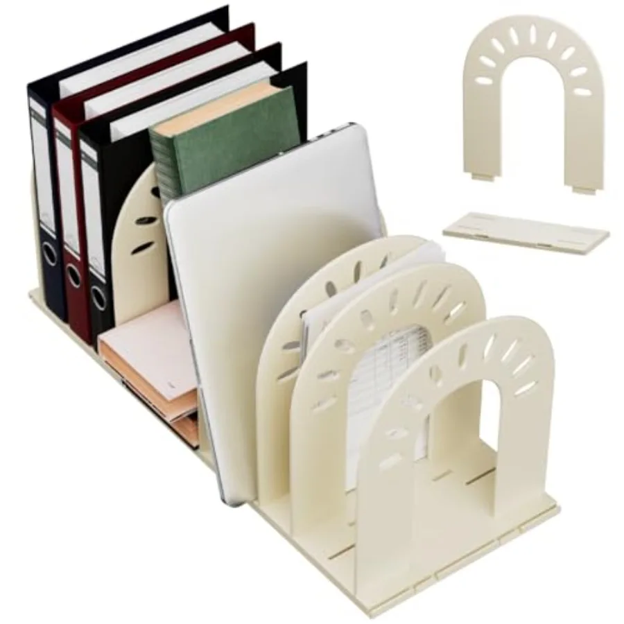 Adjustable Binder Holder for Desk — Expandable Vertical File Organizer, No-Tip Design, Holds 3-Ring Binders, Books and Folders,
Adjustable Binder Holder for Desk — Expandable Vertical File Organizer, No-Tip Design, Holds 3-Ring Binders, Books and Folders,