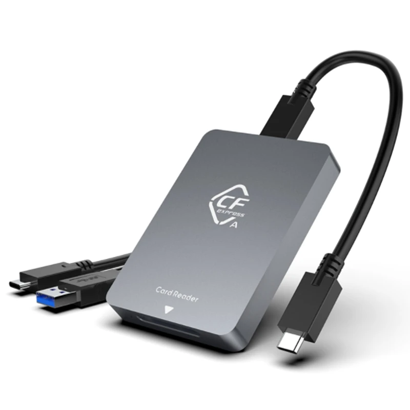Кардридер Cfexpress Type A USB3.1 Gen2, адаптер 10 Гбит/с для Windows XP с кабелем для SLR
Кардридер Cfexpress Type A USB3.1 Gen2, адаптер 10 Гбит/с для Windows XP с кабелем для SLR