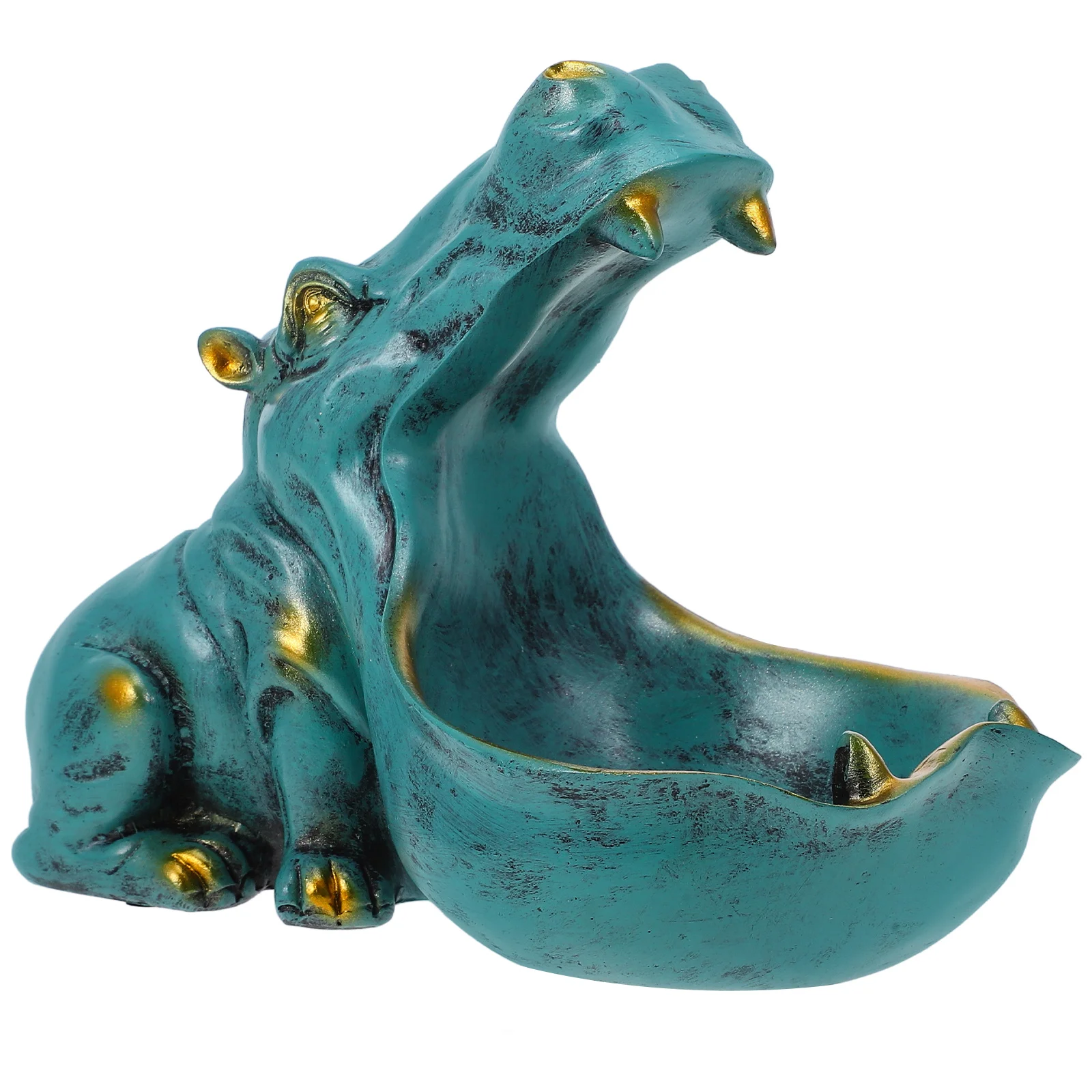 Resin Hippo Statue Candy Bowl Key Holder 12cm Animal Decor Sculpture for Living Room Bedroom Home Accents
Resin Hippo Statue Candy Bowl Key Holder 12cm Animal Decor Sculpture for Living Room Bedroom Home Accents