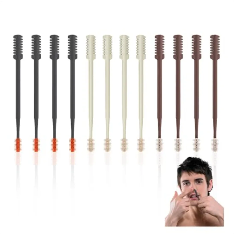 12 Pcs Nose Hair Cutter for Women 2in1 l Trimmer Manual l Plucker New Double Sided Nose Hair Clipper 360 Rotating Hair Puller P 
12 Pcs Nose Hair Cutter for Women 2in1 l Trimmer Manual l Plucker New Double Sided Nose Hair Clipper 360 Rotating Hair Puller P