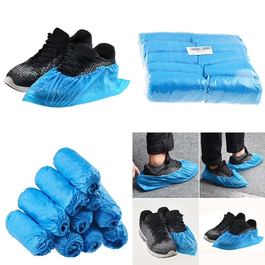 100 Pack Disposable Hygienic Boot and Shoe Covers 100 pack 50 Pairs Waterproof Slip Resistant Non-Slip, Durable for Constructio
100 Pack Disposable Hygienic Boot and Shoe Covers 100 pack 50 Pairs Waterproof Slip Resistant Non-Slip, Durable for Constructio