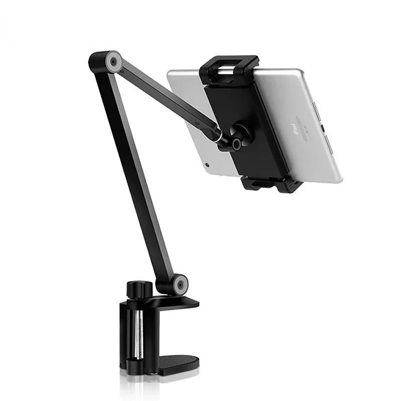 Tablet Stand Rotating Long Arm Mobile Phone Holder Height/Angle Adjustable Aluminium Alloy Tablet Mount for 4-13inch iPhone iPad
Tablet Stand Rotating Long Arm Mobile Phone Holder Height/Angle Adjustable Aluminium Alloy Tablet Mount for 4-13inch iPhone iPad