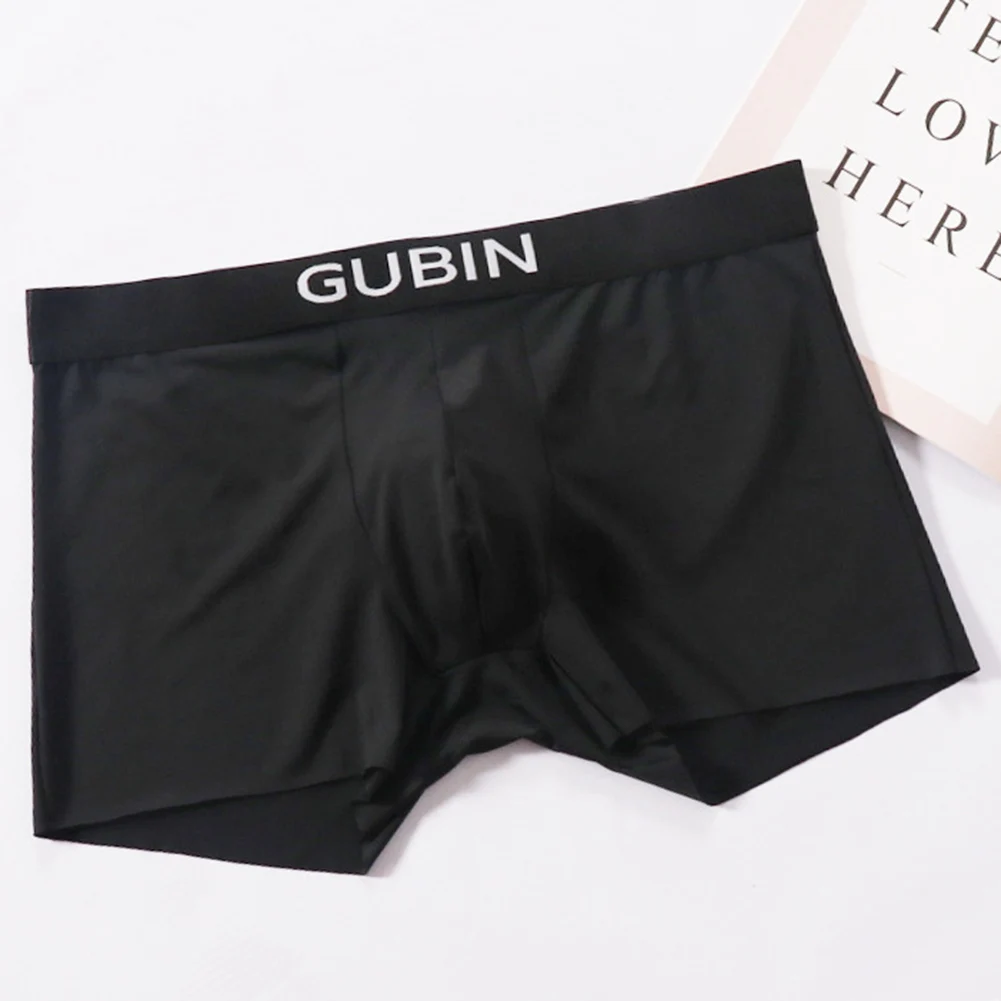Comfy Fashion Men's Boxers Underwear Breathable Bugle Pouch Homewear Ice Silk Men Seamless Sexy Short Swimwear
Comfy Fashion Men's Boxers Underwear Breathable Bugle Pouch Homewear Ice Silk Men Seamless Sexy Short Swimwear