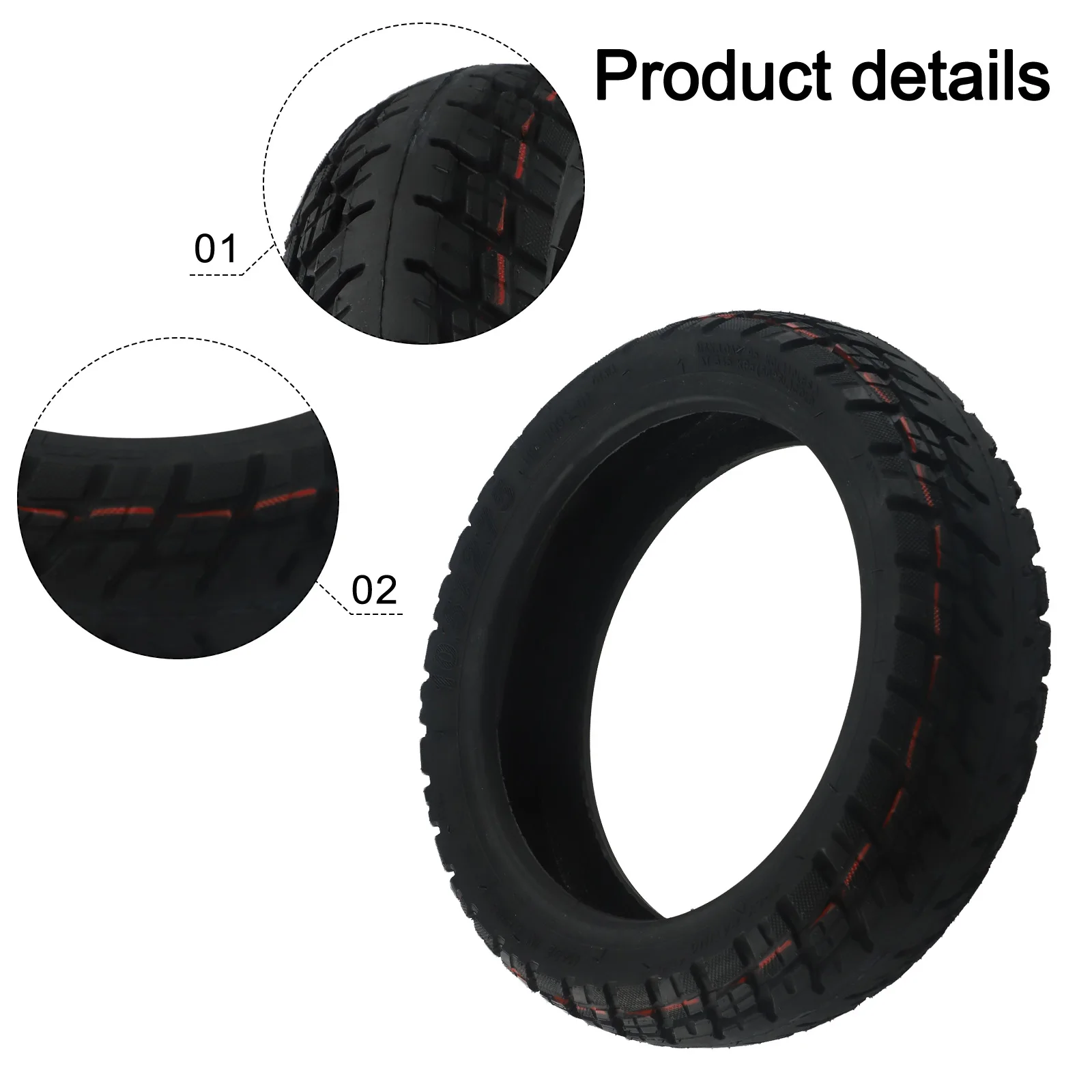 10.5x2.75 Tire 10.5inch Scooter Tire E-Scooter Riding Lightweight Not Easily Damaged Not Easy To Deform Wear-resistant
10.5x2.75 Tire 10.5inch Scooter Tire E-Scooter Riding Lightweight Not Easily Damaged Not Easy To Deform Wear-resistant