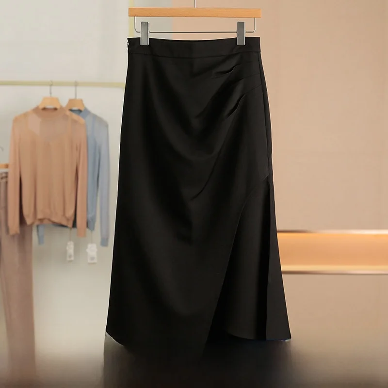 High Waist Asymmetrical Knee-Length Fish Tail Skirt Design Sensation Spring New Women's Fashion Label 599 Half Body Skirt
High Waist Asymmetrical Knee-Length Fish Tail Skirt Design Sensation Spring New Women's Fashion Label 599 Half Body Skirt