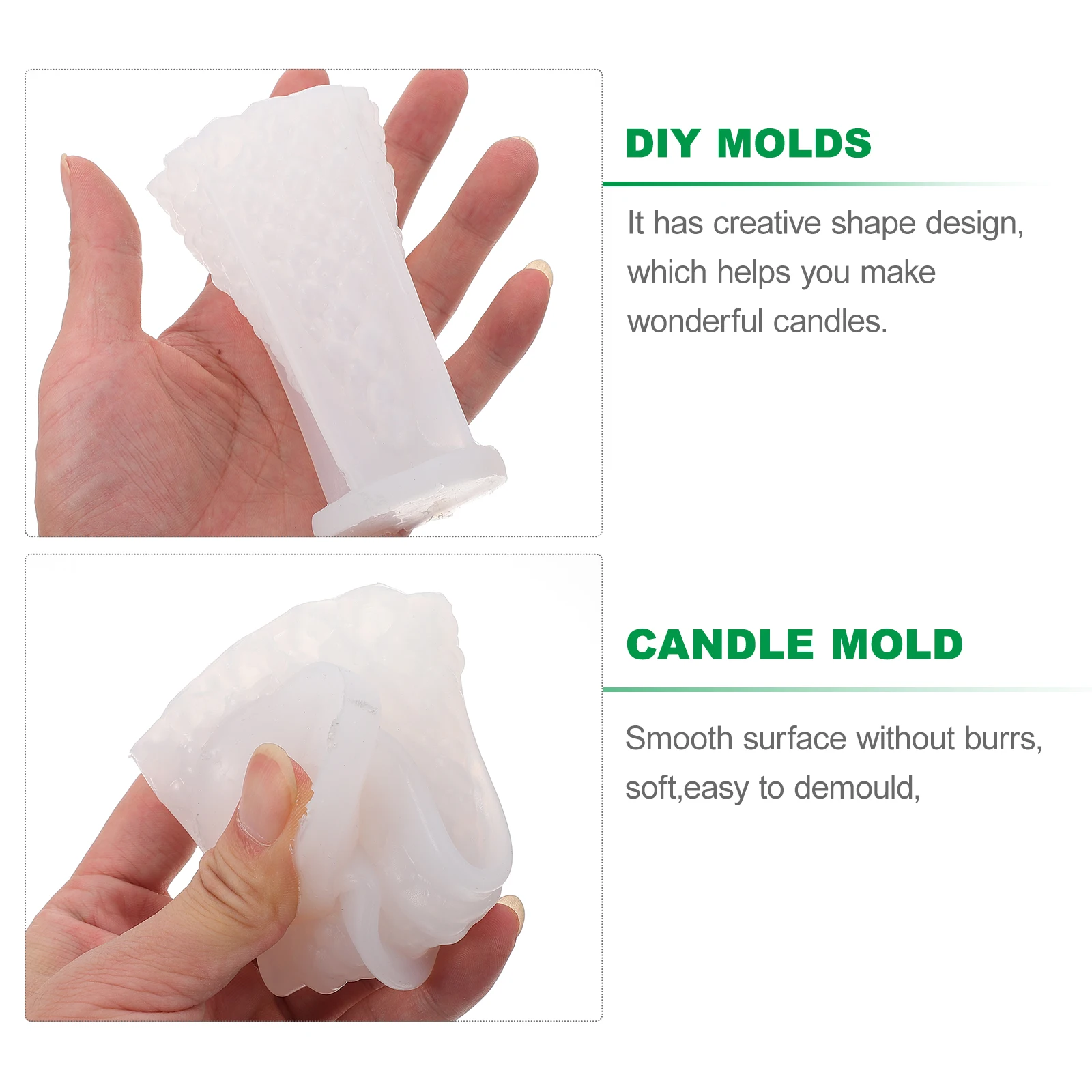 1pc Christmas Mold Xmas Tree Shaped Non-Stick Diy Scented Mould Reusable Craft Casting Mold For Handmade Candles
1pc Christmas Mold Xmas Tree Shaped Non-Stick Diy Scented Mould Reusable Craft Casting Mold For Handmade Candles