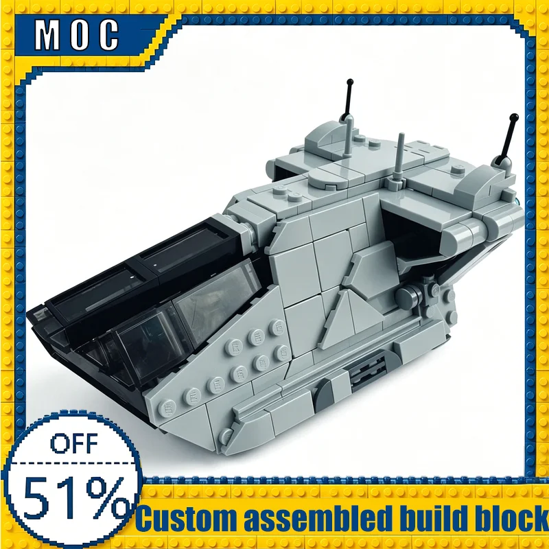 384PCS Modify Ambunaut War Series Transport MOC Model Building Blocks Assembly Toy Educational Learning Birthday Gift For Adults
384PCS Modify Ambunaut War Series Transport MOC Model Building Blocks Assembly Toy Educational Learning Birthday Gift For Adults