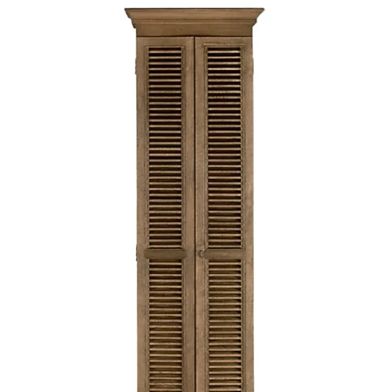 American rural retro old solid wood shoe cabinet, French solid wood high cabinet, shutter double door cabinet
American rural retro old solid wood shoe cabinet, French solid wood high cabinet, shutter double door cabinet