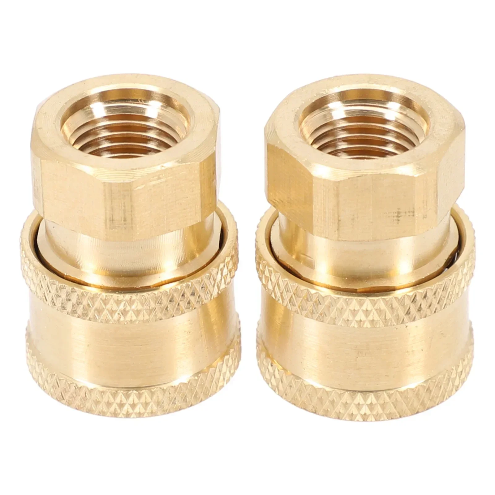Convenient Quick Nozzle Changes with Brass Pressure Washer Coupler Convert 1/4 Quick Connect to 1/4 Female NPT (2pcs)
Convenient Quick Nozzle Changes with Brass Pressure Washer Coupler Convert 1/4 Quick Connect to 1/4 Female NPT (2pcs)
