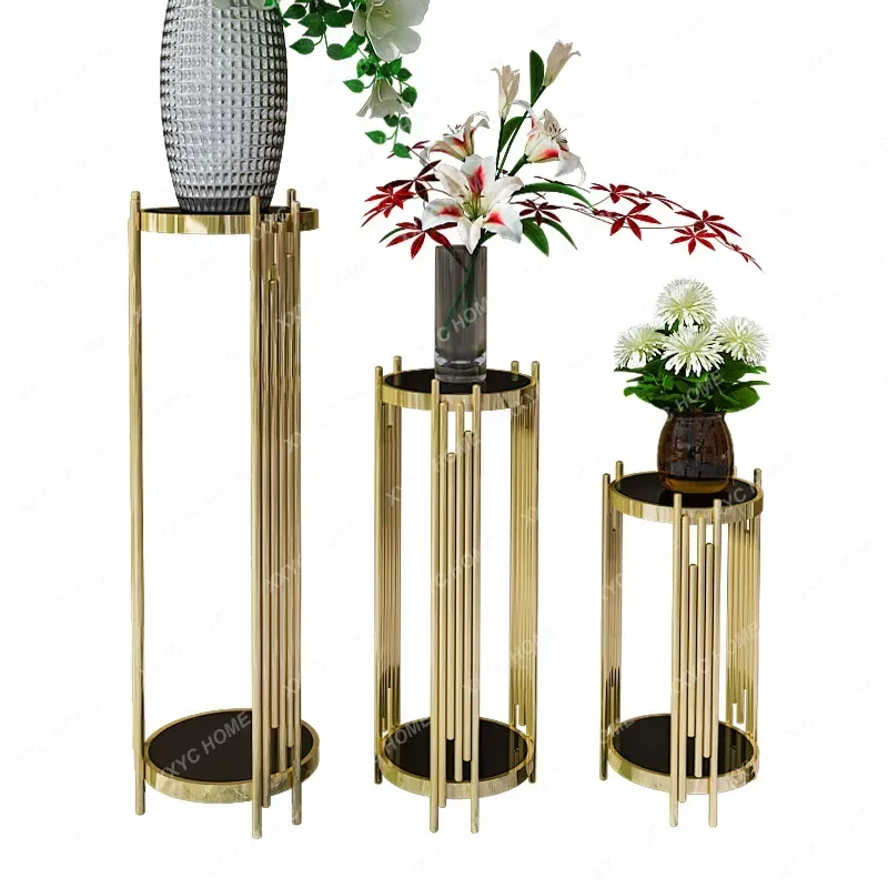 Light Luxury Stainless Steel Flower Stand Indoor Balcony Decoration Flower Pot Modern Minimalist Floor Rack Glass
Light Luxury Stainless Steel Flower Stand Indoor Balcony Decoration Flower Pot Modern Minimalist Floor Rack Glass