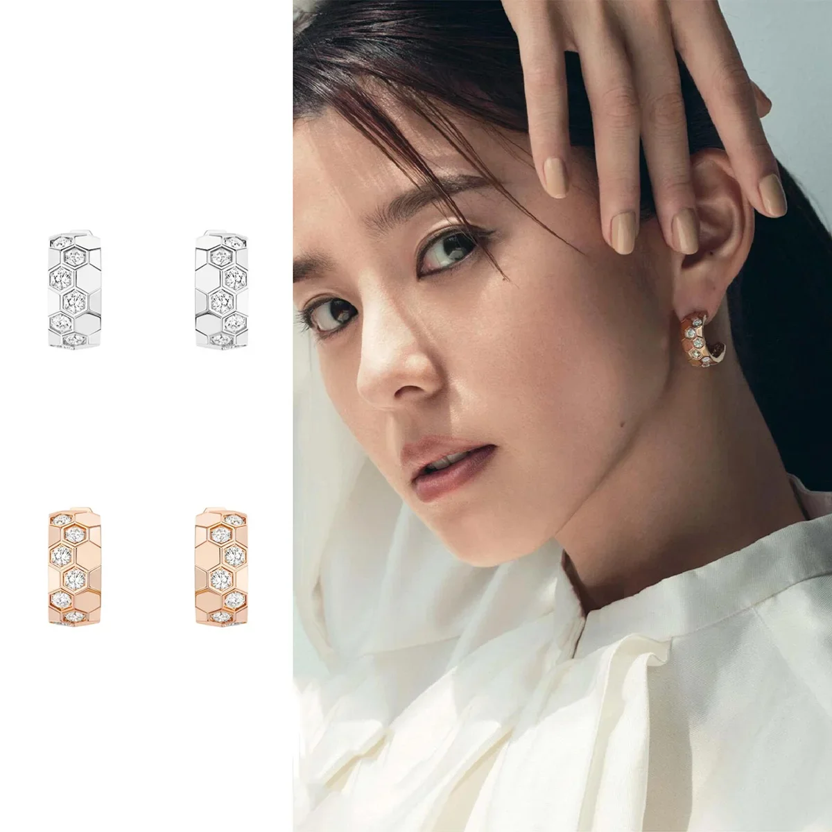 New Classic Fashion S925 Bee Honeycomb Earrings Exquisite and Elegant Workplace Party Versatile Jewelry - Mother's Day Gift
New Classic Fashion S925 Bee Honeycomb Earrings Exquisite and Elegant Workplace Party Versatile Jewelry - Mother's Day Gift