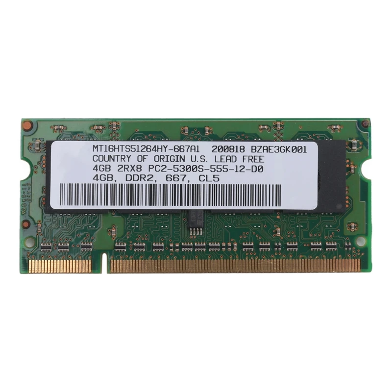 AC51-DDR2 4GB Laptop Ram Memory 667Mhz PC2 5300 SODIMM 1.8V 200 Pins For AMD Laptop Memory
AC51-DDR2 4GB Laptop Ram Memory 667Mhz PC2 5300 SODIMM 1.8V 200 Pins For AMD Laptop Memory