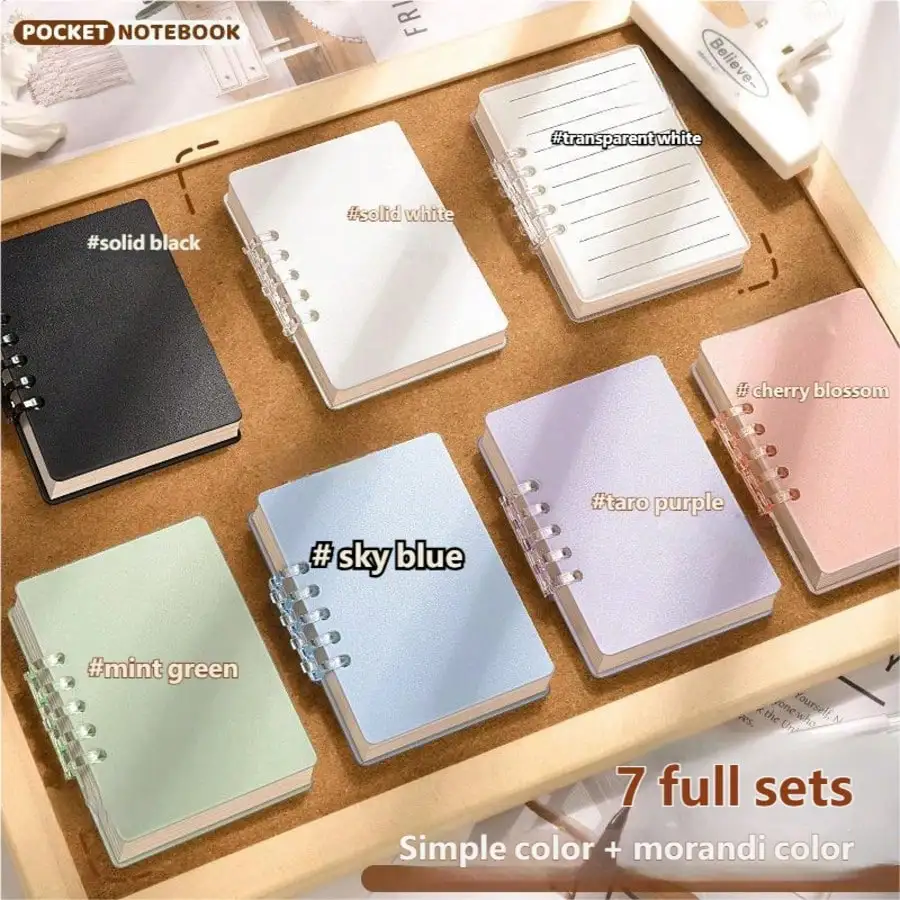 1 Pc A7 Morandi Mini Notebook - 160 Pages (80 Sheets) Thick Paper, Learning Travel Pocket Notebook, High-Quality Portable Memo Pad
1 Pc A7 Morandi Mini Notebook - 160 Pages (80 Sheets) Thick Paper, Learning Travel Pocket Notebook, High-Quality Portable Memo Pad