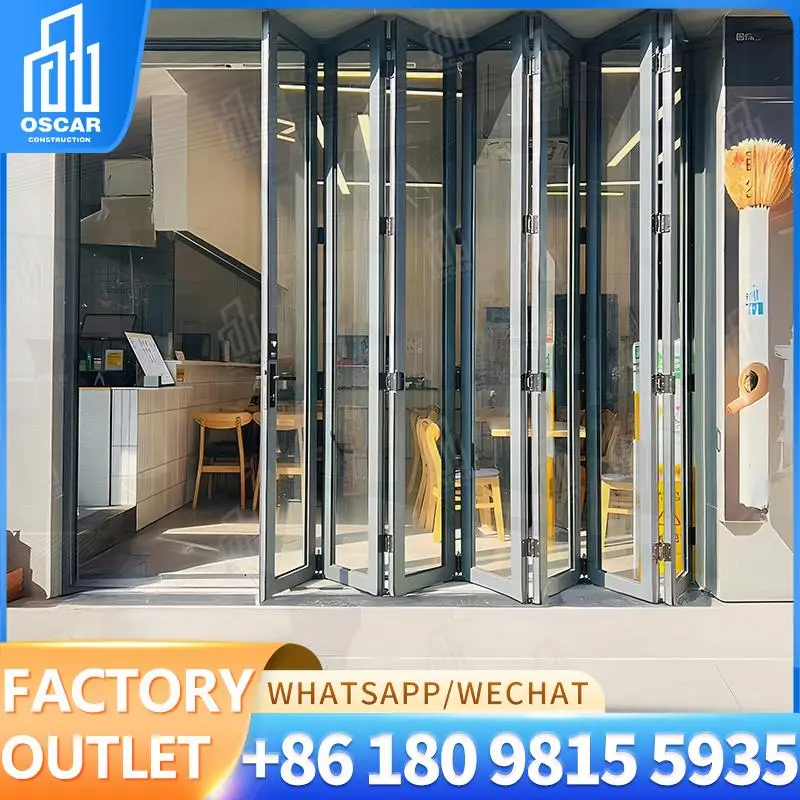 European Style French Bifold Doors Glass Partition Door Space Saving Home Office Garage Use
European Style French Bifold Doors Glass Partition Door Space Saving Home Office Garage Use