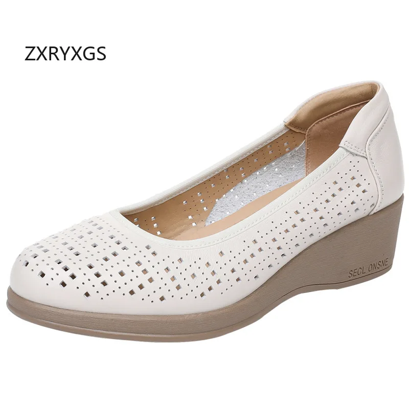 ZXRYXGS обувь из воловьей кожи с верхним слоем, дышащая обувь из натуральной кожи, туфли на танкетке, на среднем каблуке, новинка 2025, весна-лето, женская обувь большого размера
ZXRYXGS обувь из воловьей кожи с верхним слоем, дышащая обувь из натуральной кожи, туфли на танкетке, на среднем каблуке, новинка 2025, весна-лето, женская обувь большого размера