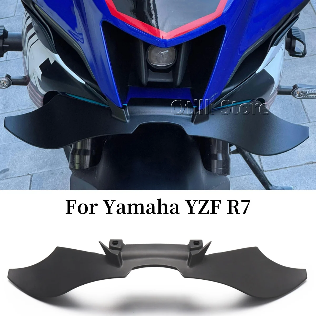 Motorcycle Accessories Naked Front Downforce Spoiler Winglet Aerodynamic Wing Kit Front Spoiler For Yamaha YZF R7 YZF-R7 YZFR7
Motorcycle Accessories Naked Front Downforce Spoiler Winglet Aerodynamic Wing Kit Front Spoiler For Yamaha YZF R7 YZF-R7 YZFR7