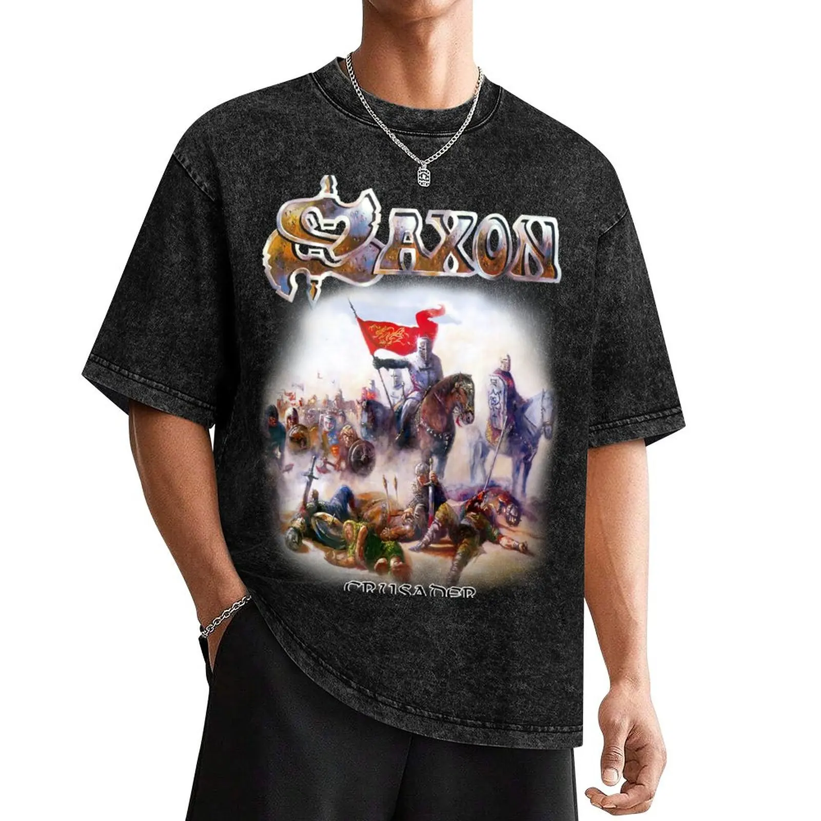 Saxon - Crusader Classic Old School Heavy Metal NWOBHM T-Shirt cheap stuff animal prinfor boys mens big and tall t shirts
Saxon - Crusader Classic Old School Heavy Metal NWOBHM T-Shirt cheap stuff animal prinfor boys mens big and tall t shirts