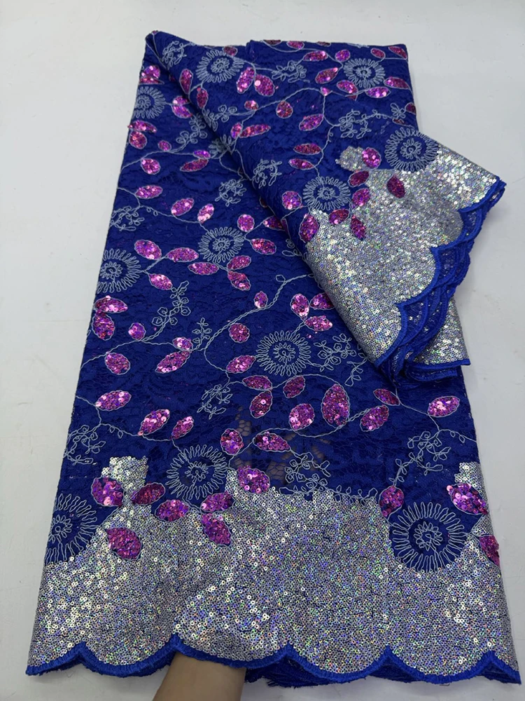 5 Yard Soft New Design Nigeria Mesh French Tulle Net Gown Costumes for Women Wedding, 2026 Good Sequins Blue African Lace Fabric
5 Yard Soft New Design Nigeria Mesh French Tulle Net Gown Costumes for Women Wedding, 2026 Good Sequins Blue African Lace Fabric