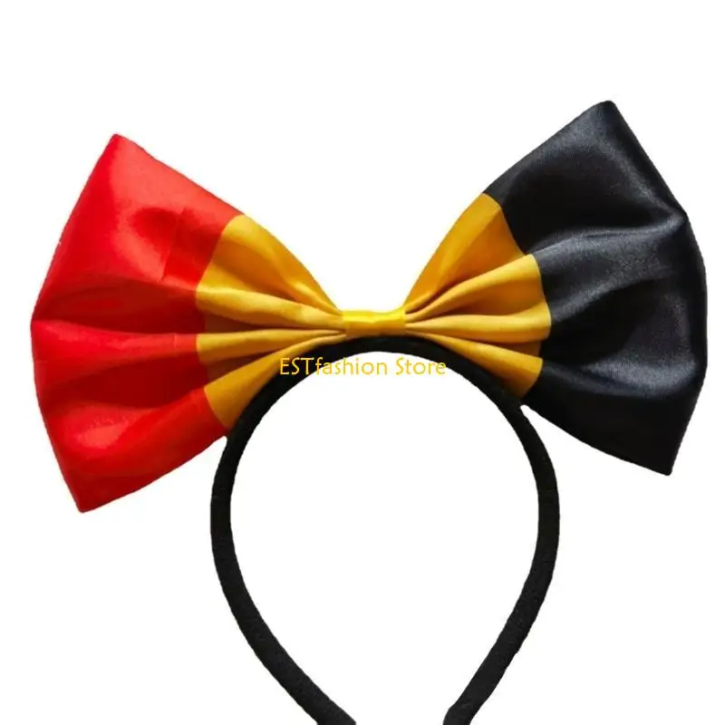 Y5GC Satin Bowknot Headband Country Flag Headwear Patriotic Decorative Headpiece
Y5GC Satin Bowknot Headband Country Flag Headwear Patriotic Decorative Headpiece