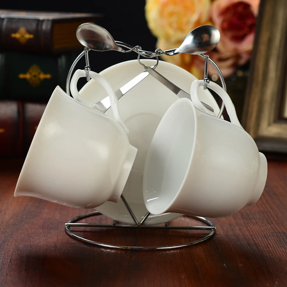 Stainless Steel Cup Holder Kitchen Organizer Coffee Counter Shelf Mug Silver Plate
Stainless Steel Cup Holder Kitchen Organizer Coffee Counter Shelf Mug Silver Plate