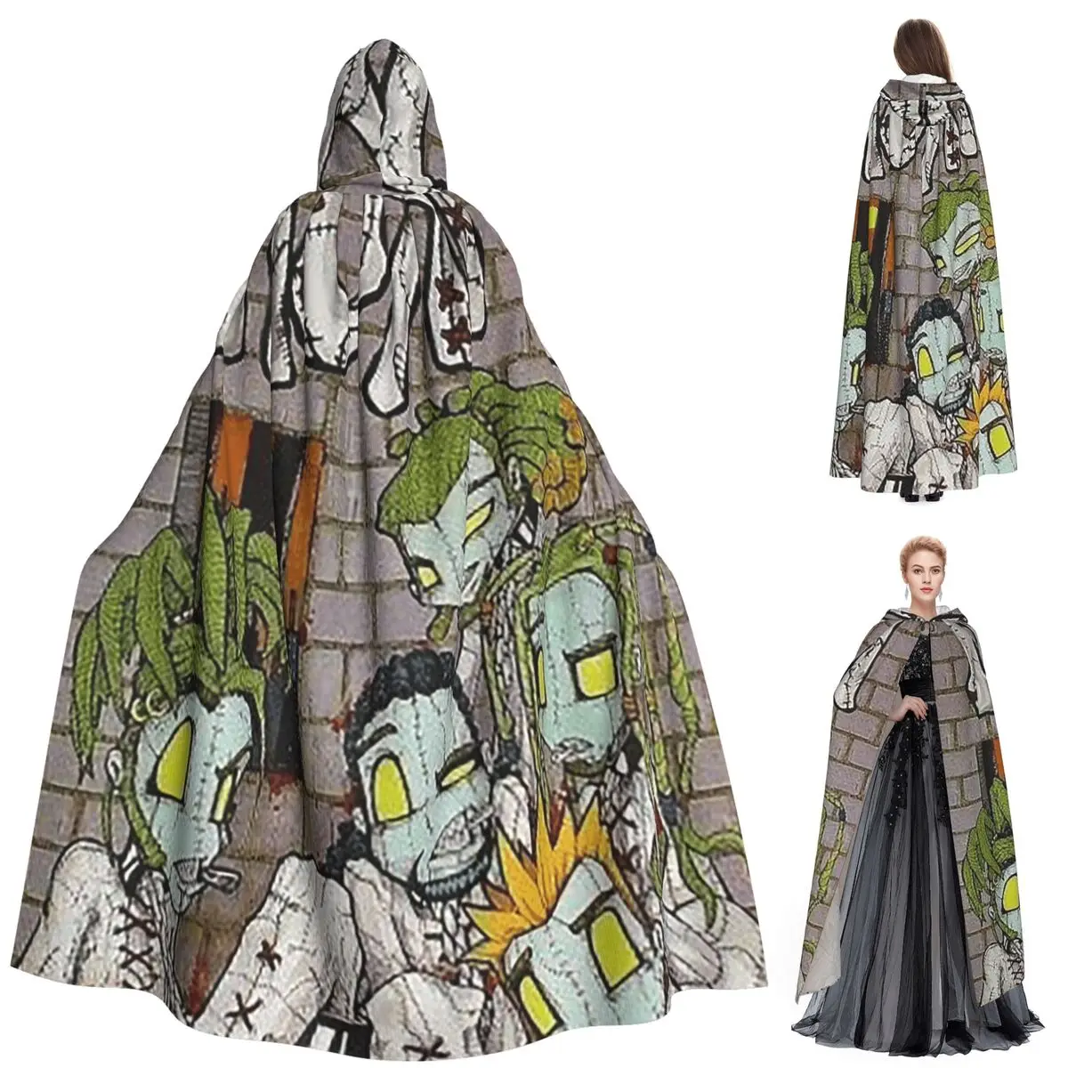 Длинный плащ с капюшоном и логотипом Korn Rock Band, средневековый костюм ведьмы, накидка для косплея, накидка на Хэллоуин, вампир, для взрослых, унисекс 
Длинный плащ с капюшоном и логотипом Korn Rock Band, средневековый костюм ведьмы, накидка для косплея, накидка на Хэллоуин, вампир, для взрослых, унисекс