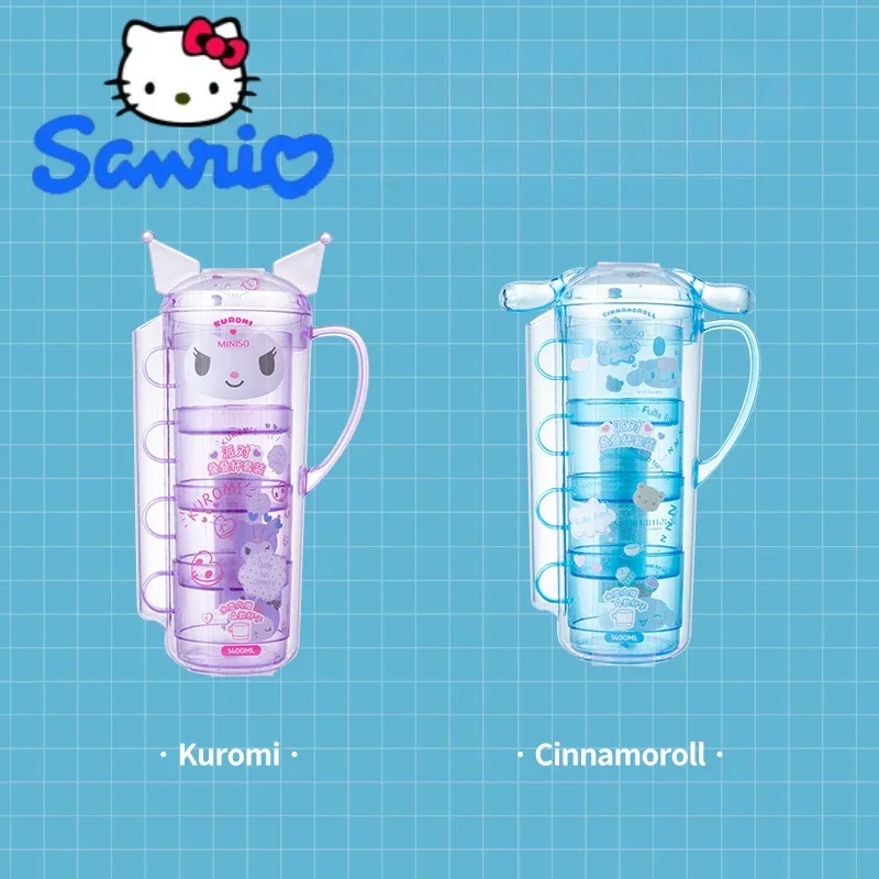 Чашка для воды Sanrio Hello Kitty Kuromi Mymelody Cinnamoroll Pachacco Pom Purin аниме мультяшный детский праздничный Штабелируемый чайник
Чашка для воды Sanrio Hello Kitty Kuromi Mymelody Cinnamoroll Pachacco Pom Purin аниме мультяшный детский праздничный Штабелируемый чайник