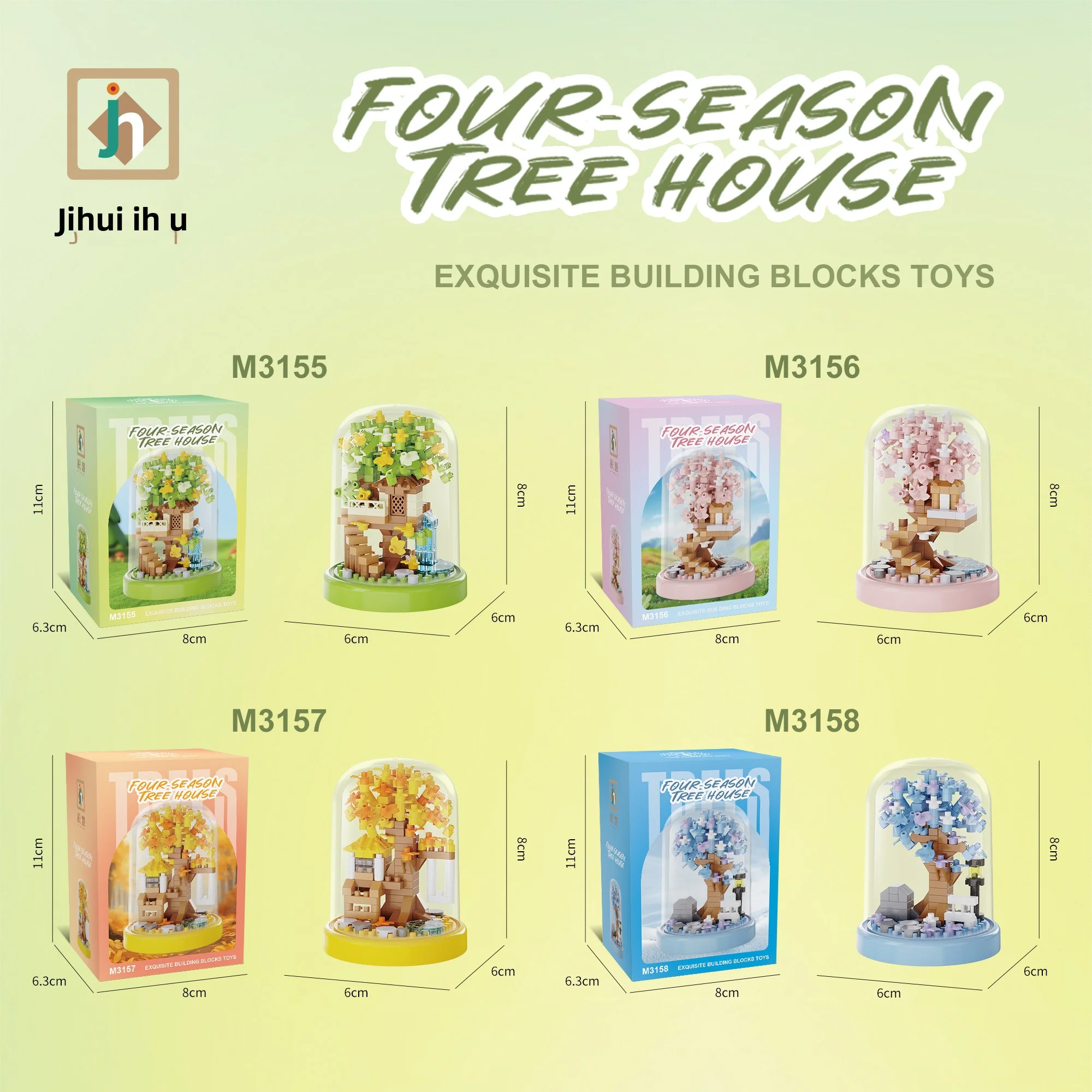 Новая серия «Дом на дереве Four Seasons» с пылезащитным чехлом, сборка головоломок из мелких частиц, изысканный детский настольный компьютер
Новая серия «Дом на дереве Four Seasons» с пылезащитным чехлом, сборка головоломок из мелких частиц, изысканный детский настольный компьютер