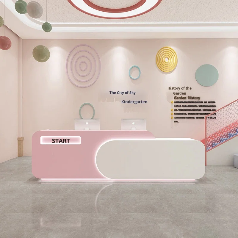!@Kindergarten Bar Training Institution Front Desk Dance Studio Early Education Counter Swimming Pool Reception Table
!@Kindergarten Bar Training Institution Front Desk Dance Studio Early Education Counter Swimming Pool Reception Table