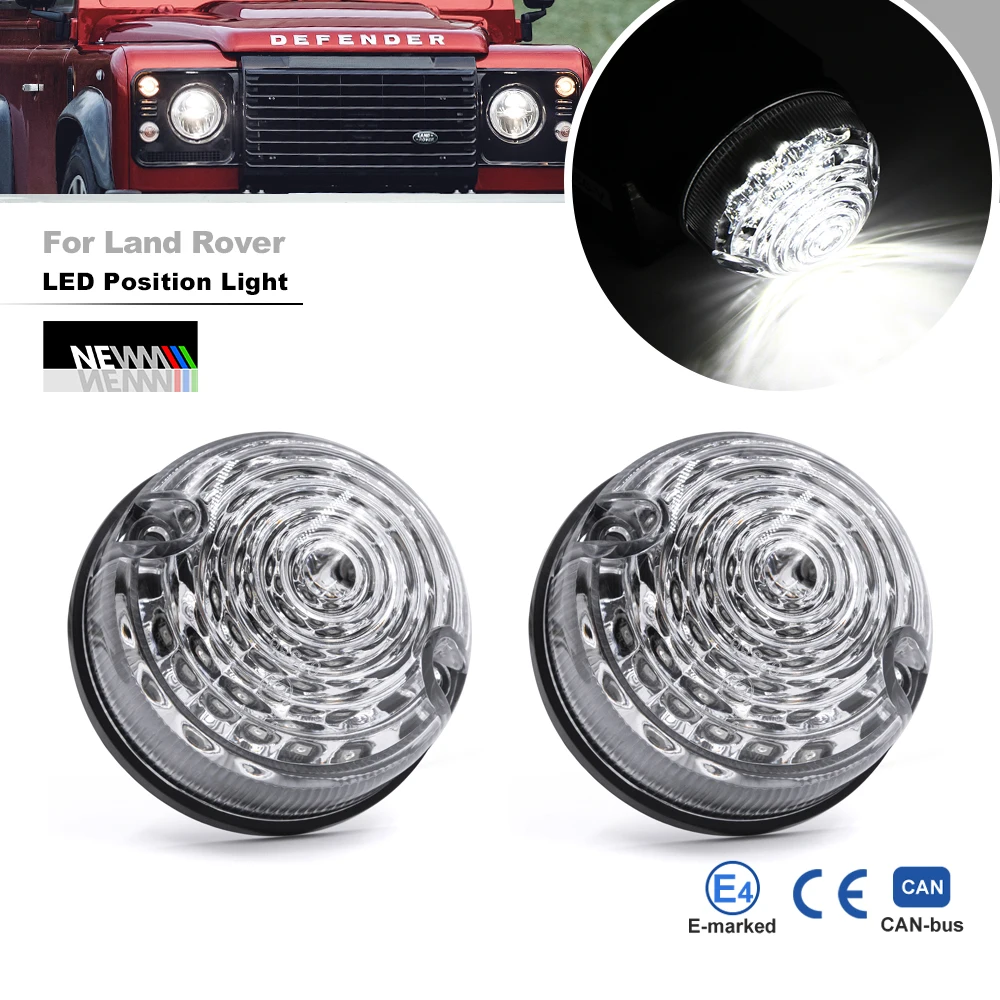 Для Land Rover Defender 90 110 127 130 1983-1990 Defender Sereis 2 2A 3 1990-2016, Круглый 73 мм фонарь, переднее боковое положение, фотография
Для Land Rover Defender 90 110 127 130 1983-1990 Defender Sereis 2 2A 3 1990-2016, Круглый 73 мм фонарь, переднее боковое положение, фотография