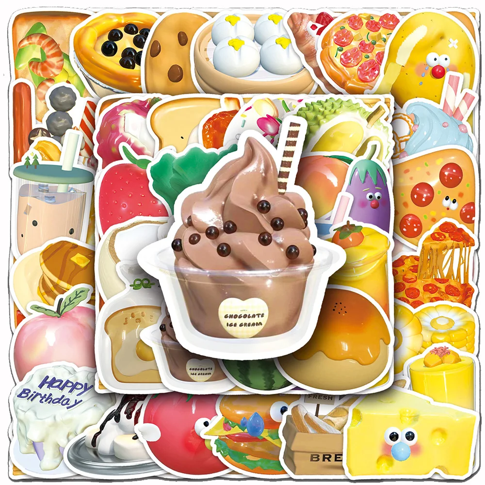 10/30/50pcs 3D Style Food Cartoon Stickers Decals DIY Fridge Phone Suitcase Laptop Notebook Waterproof Graffiti Sticker Kids Toy
10/30/50pcs 3D Style Food Cartoon Stickers Decals DIY Fridge Phone Suitcase Laptop Notebook Waterproof Graffiti Sticker Kids Toy