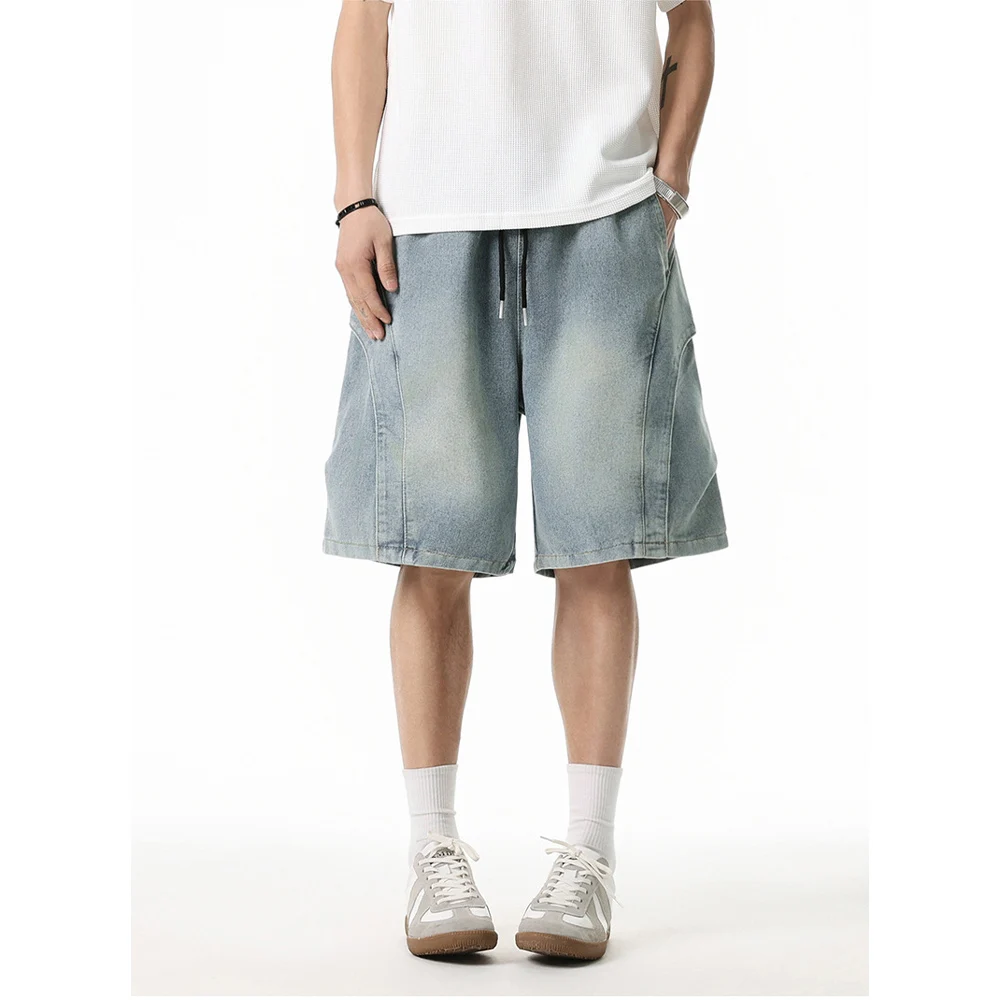 Men’s Denim Shorts Loose Fit Elastic Waist Casual Street Style Washed Summer Shorts 2026 New
Men’s Denim Shorts Loose Fit Elastic Waist Casual Street Style Washed Summer Shorts 2026 New