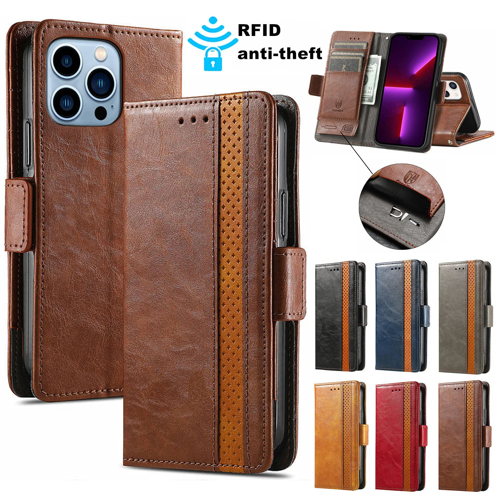 Z Flip 3 4 Business Leather Flip Case For Samsung Galaxy S22 S21 S20 Ultra PLUS Fe NOTE 20 Wallet Magnetic Cards Phone Cover
Z Flip 3 4 Business Leather Flip Case For Samsung Galaxy S22 S21 S20 Ultra PLUS Fe NOTE 20 Wallet Magnetic Cards Phone Cover
