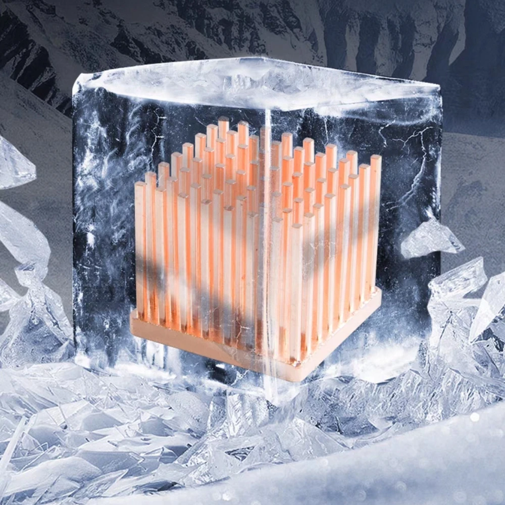 20X20X7mm Small heatsink router overclocking motherboard pure copper silent GPU chip heat sink cooling block
20X20X7mm Small heatsink router overclocking motherboard pure copper silent GPU chip heat sink cooling block