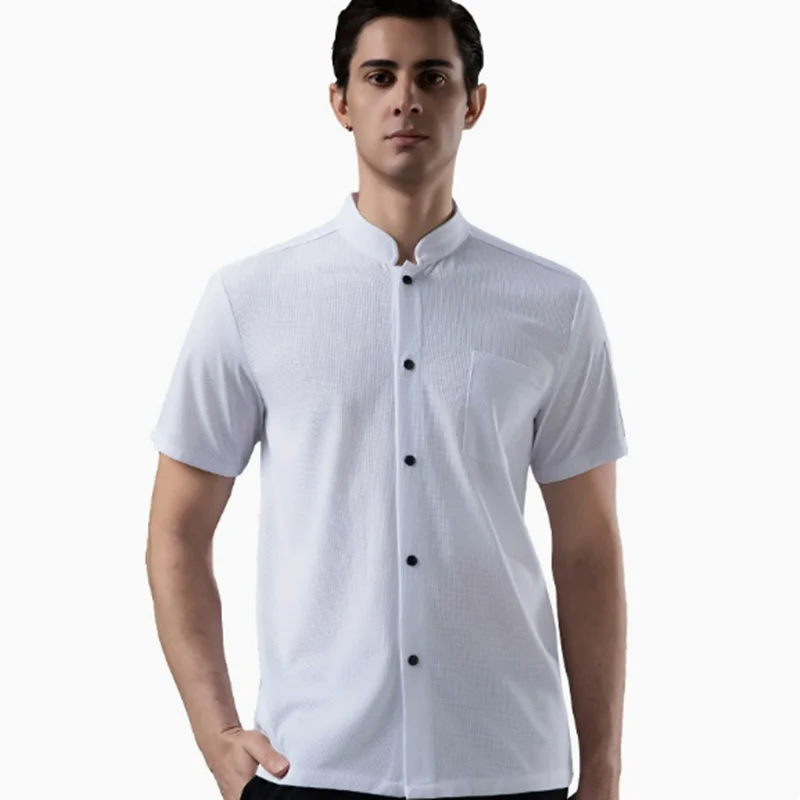 New 360°Breathable Mesh Chef Jacket Men Women Short Sleeve Cooking Shirt Kitchen Chef Uniform Catering Restaurant Cook Clothes
New 360°Breathable Mesh Chef Jacket Men Women Short Sleeve Cooking Shirt Kitchen Chef Uniform Catering Restaurant Cook Clothes