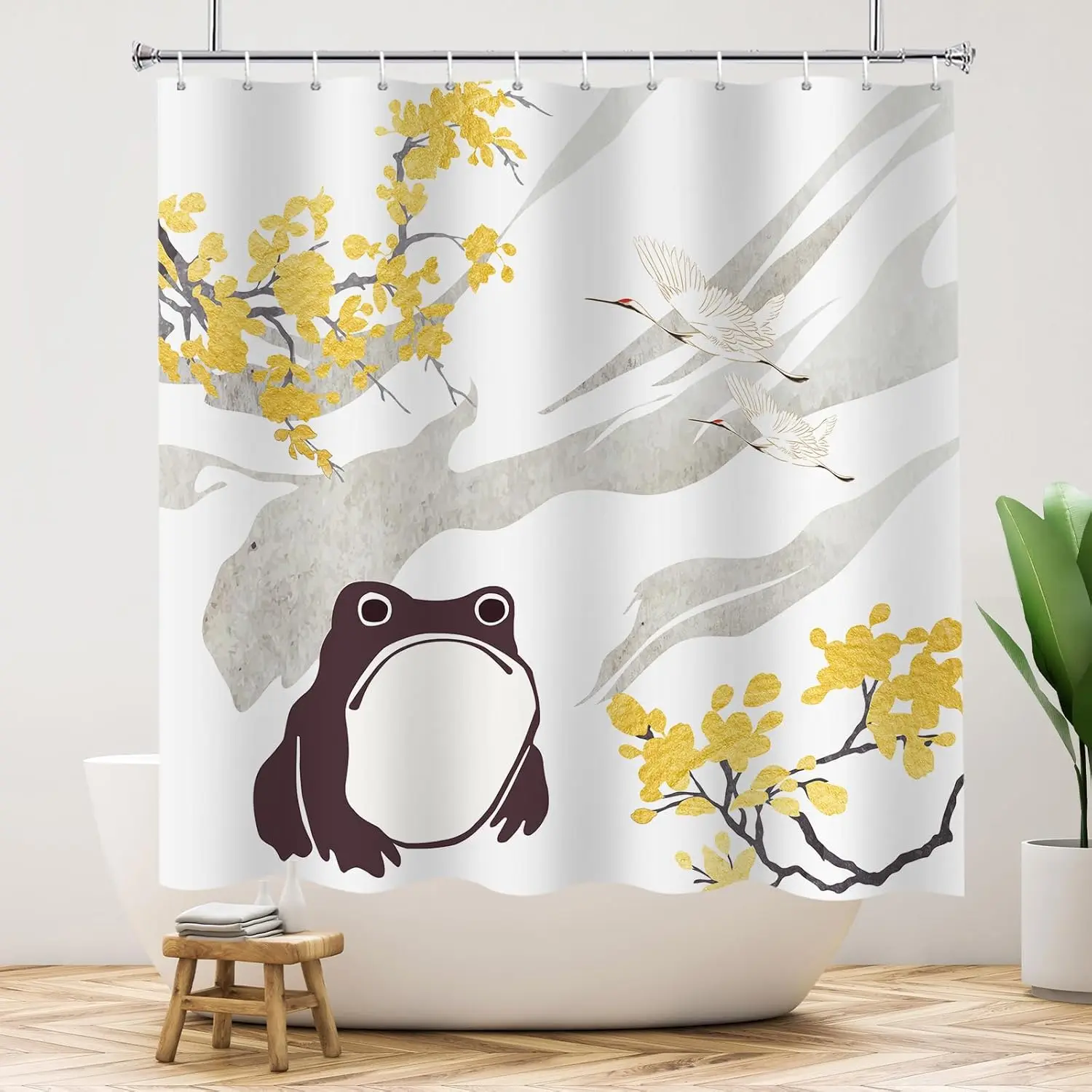 Funny Shower Curtain Unimpressed Frog Japanese Style Shower Curtain Sets Anime Art Cute Bath Curtain Waterproof Fabric Asian for
Funny Shower Curtain Unimpressed Frog Japanese Style Shower Curtain Sets Anime Art Cute Bath Curtain Waterproof Fabric Asian for
