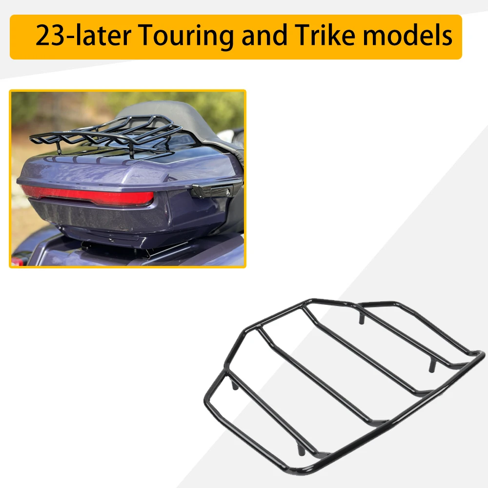 Motorcycle Rear Tour Pack Rack Shelf Trunk Luggage Carrier Rail For Harley Touring Electra Glide CVO Road Glide ST 2023-2025
Motorcycle Rear Tour Pack Rack Shelf Trunk Luggage Carrier Rail For Harley Touring Electra Glide CVO Road Glide ST 2023-2025