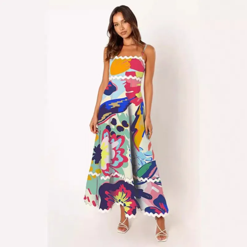 Women Sexy Strap Maxi Strap Dresses For Vacation Patchwork Beach Party Strapless Elegant A Line Long Dress Vestido Longo Robes
Women Sexy Strap Maxi Strap Dresses For Vacation Patchwork Beach Party Strapless Elegant A Line Long Dress Vestido Longo Robes
