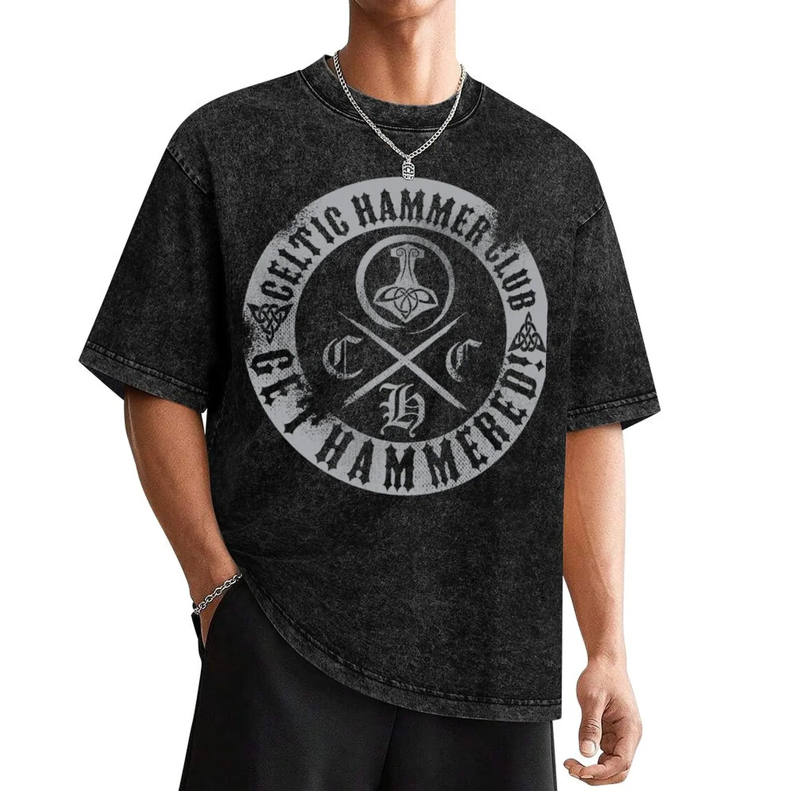 Celtic Hammer Club Grunge Badge Logo T-Shirt anime figures oversized graphic tee oversized men clothes
Celtic Hammer Club Grunge Badge Logo T-Shirt anime figures oversized graphic tee oversized men clothes