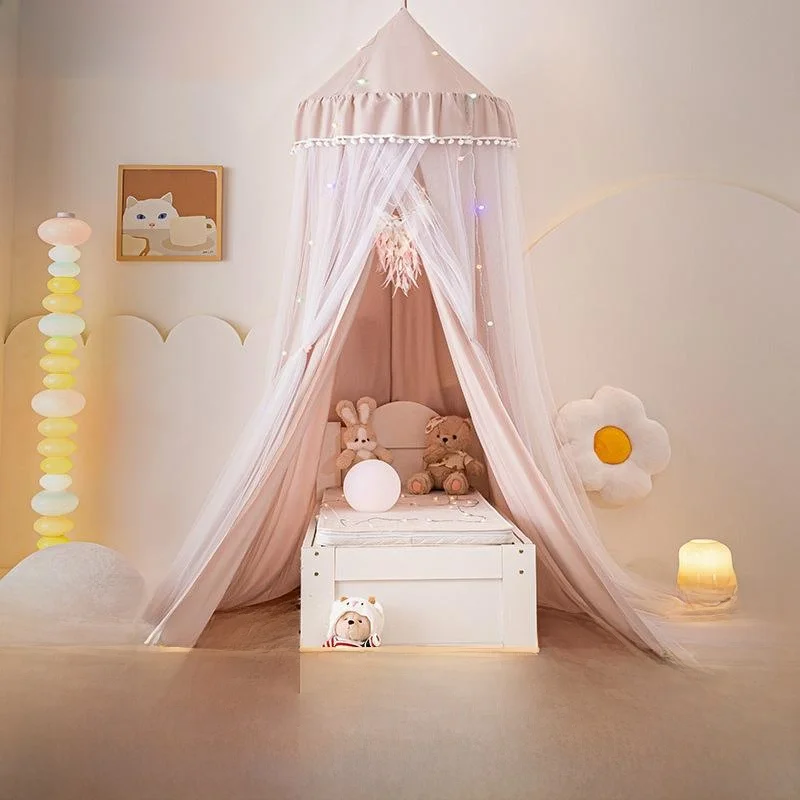 Children's Indoor round Top Bed Curtain Light Blocking Windproof Mosquito Net Ceiling Mounted Baby Tent Polyester Fiber Breat...
Children's Indoor round Top Bed Curtain Light Blocking Windproof Mosquito Net Ceiling Mounted Baby Tent Polyester Fiber Breat...