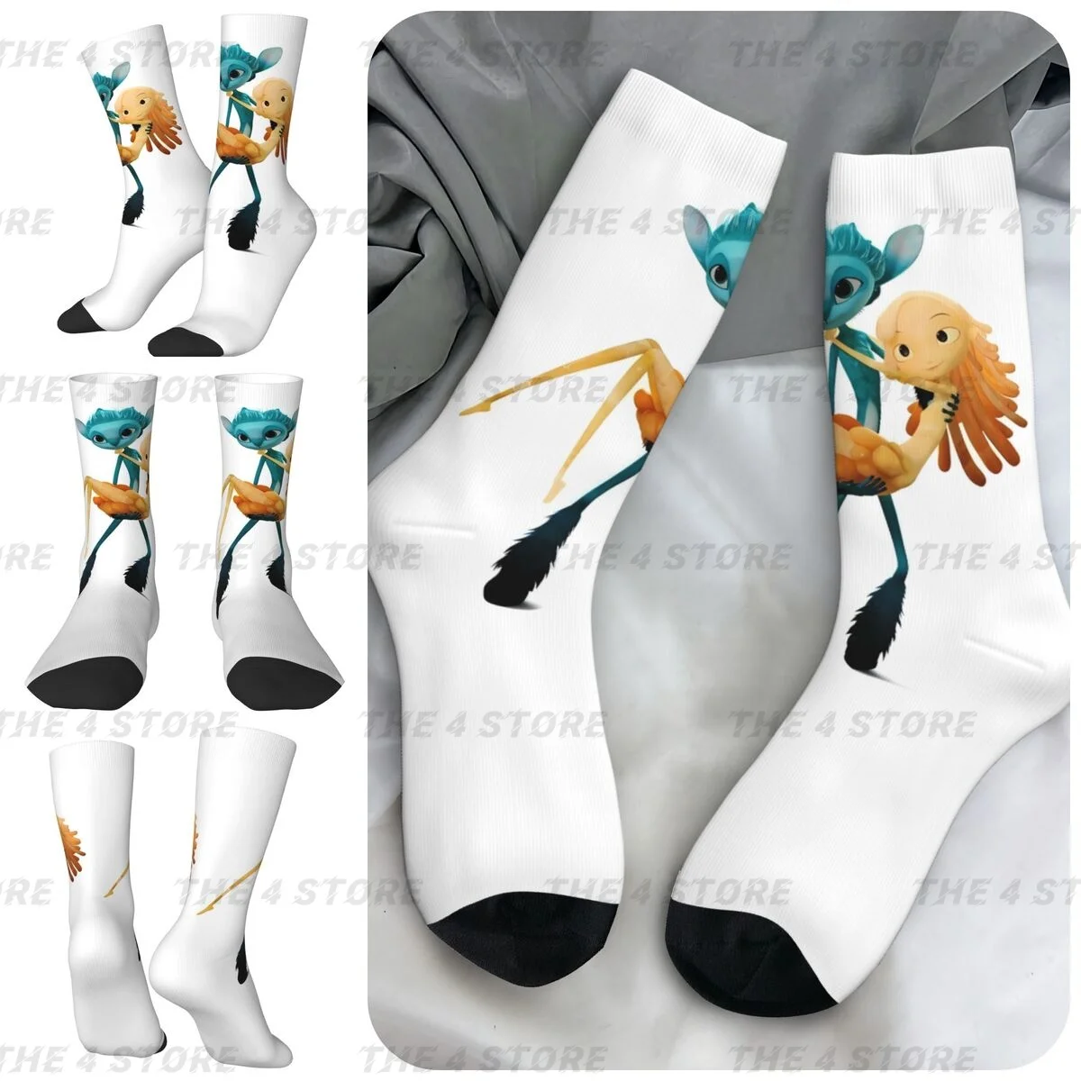 High elasticity polyester fiber 3D printing cosy Unisex Hip Hop Mune, Le Gardien De La Lune Interesting Four Seasons Socks
High elasticity polyester fiber 3D printing cosy Unisex Hip Hop Mune, Le Gardien De La Lune Interesting Four Seasons Socks