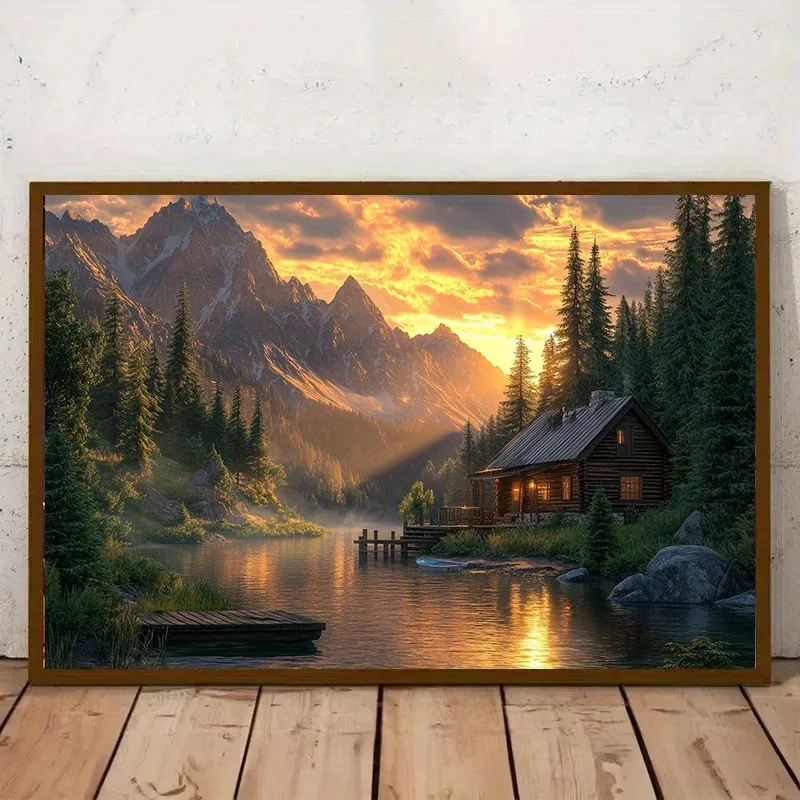 500/1000/1200/2000PCS Puzzles for Adults , Mountain Lake Sunset Cabin Scene Jigsaw Puzzles Educational Games Home Decor Gifts
500/1000/1200/2000PCS Puzzles for Adults , Mountain Lake Sunset Cabin Scene Jigsaw Puzzles Educational Games Home Decor Gifts