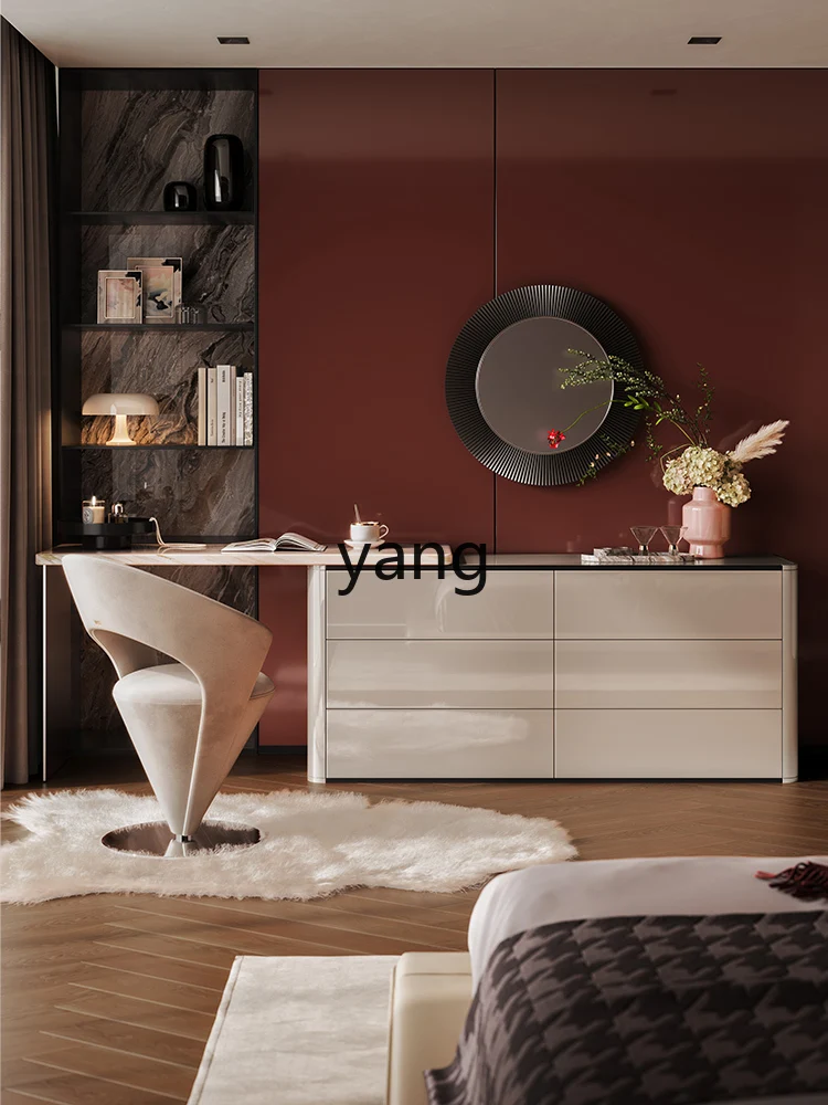 LMM Italian minimalist six-chest cabinet dresser integrated bedroom modern light luxury makeup table
LMM Italian minimalist six-chest cabinet dresser integrated bedroom modern light luxury makeup table