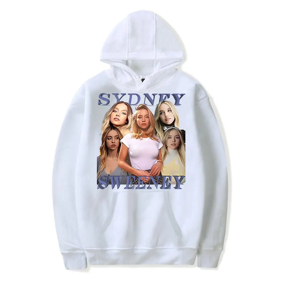 Sydney Sweeney Hoodies New Vintage Merch Hooded Women Men Casual Streetwear Fashion Sweatshirts Clothes
Sydney Sweeney Hoodies New Vintage Merch Hooded Women Men Casual Streetwear Fashion Sweatshirts Clothes