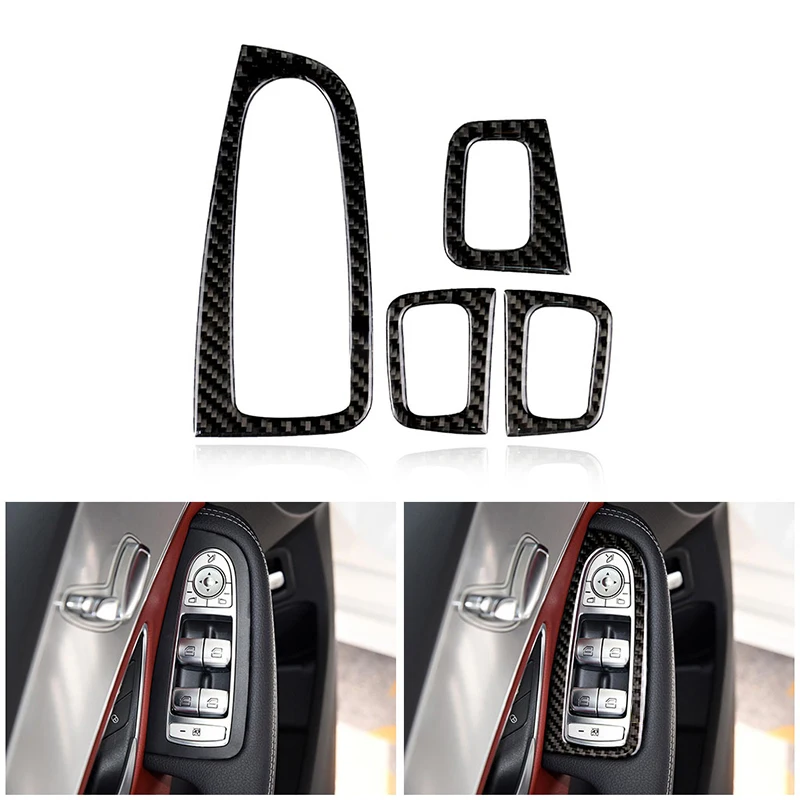 For Mercedes Benz C Class W205 C180 C200 C300 GLC260 4pcs Carbon Fiber Window Switch Armrest Panel Cover Sticker Trim
For Mercedes Benz C Class W205 C180 C200 C300 GLC260 4pcs Carbon Fiber Window Switch Armrest Panel Cover Sticker Trim