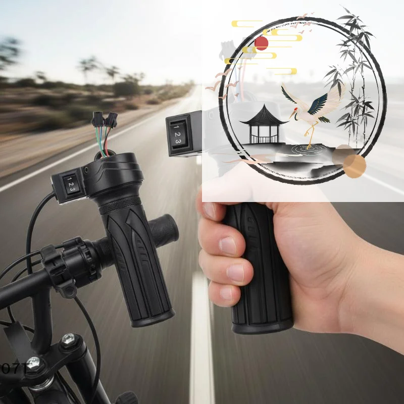 Motorcycle 3-Speed Electric Bike Scooter Speed Control Throttle: Twist Grip Handlebar Accelerator E-Bike Replacement 1PC
Motorcycle 3-Speed Electric Bike Scooter Speed Control Throttle: Twist Grip Handlebar Accelerator E-Bike Replacement 1PC