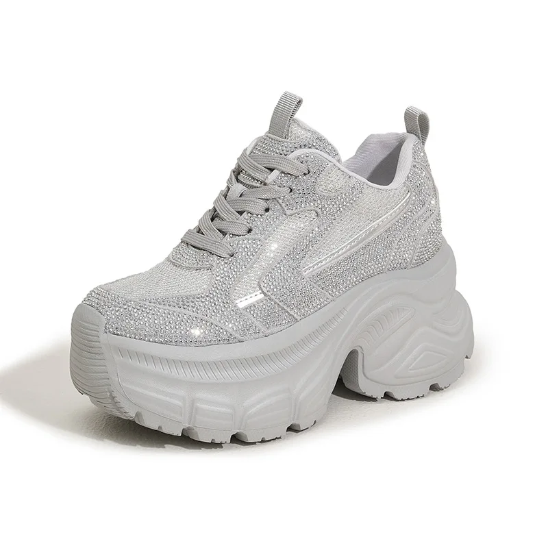 Женская повседневная спортивная обувь 8 см, осень 2023, новый стиль, нейлоновая подошва, синтетическая внутренняя обувь для взрослых на высоком каблуке, закрывающая щиколотку, на шнуровке 
Женская повседневная спортивная обувь 8 см, осень 2023, новый стиль, нейлоновая подошва, синтетическая внутренняя обувь для взрослых на высоком каблуке, закрывающая щиколотку, на шнуровке