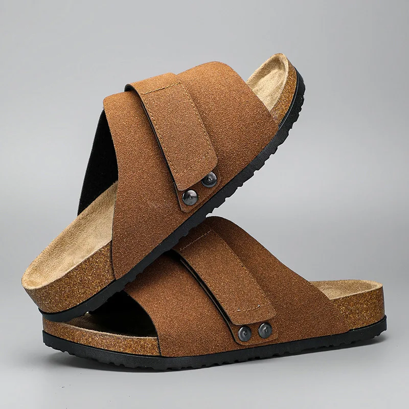 Летние мужские пробковые тапочки, повседневные сандалии, уличные пляжные тапочки для пар, большие размеры 35-46
Летние мужские пробковые тапочки, повседневные сандалии, уличные пляжные тапочки для пар, большие размеры 35-46