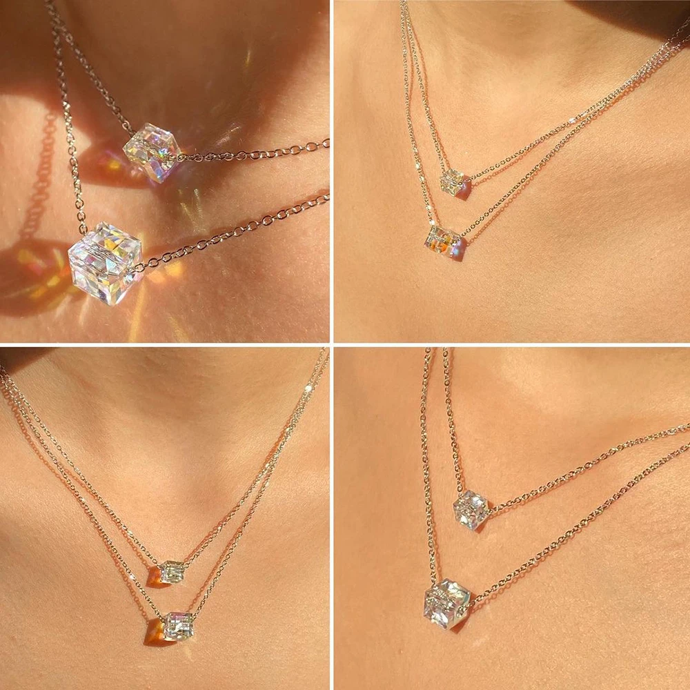 New Fashion Heart Shaped Pendant Necklaces Women Ladies Flower Colored Zircon Pendant Necklace Birthday Gift Jewelry Wholesale
New Fashion Heart Shaped Pendant Necklaces Women Ladies Flower Colored Zircon Pendant Necklace Birthday Gift Jewelry Wholesale