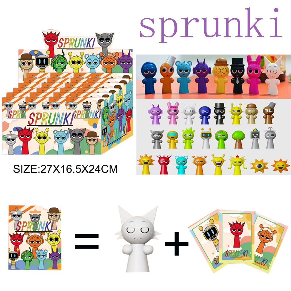 Funny Sprunki Character Models Blind Box PVC Sprunki Game Action & Toy Dolls Character Set Kids Birthday Christmas Gifts
Funny Sprunki Character Models Blind Box PVC Sprunki Game Action & Toy Dolls Character Set Kids Birthday Christmas Gifts