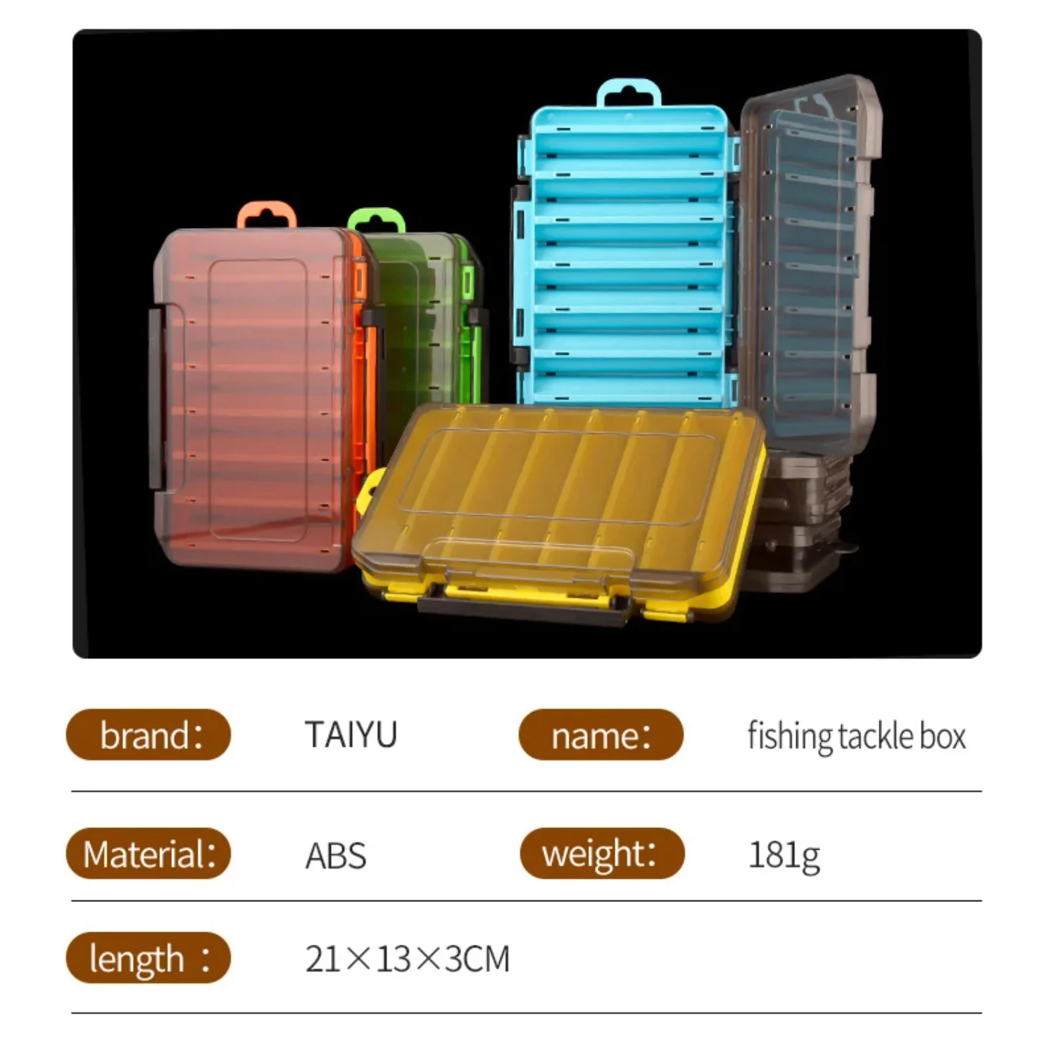 Fishing Tackle box 14 Compartments Fishing Accessories Lure Hook Case Double Sided Fishing Tool organizer boxes
Fishing Tackle box 14 Compartments Fishing Accessories Lure Hook Case Double Sided Fishing Tool organizer boxes